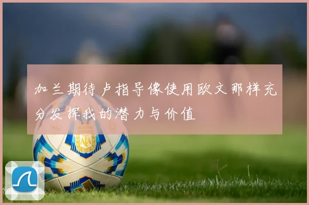 加兰期待卢指导像使用欧文那样充分发挥我的潜力与价值